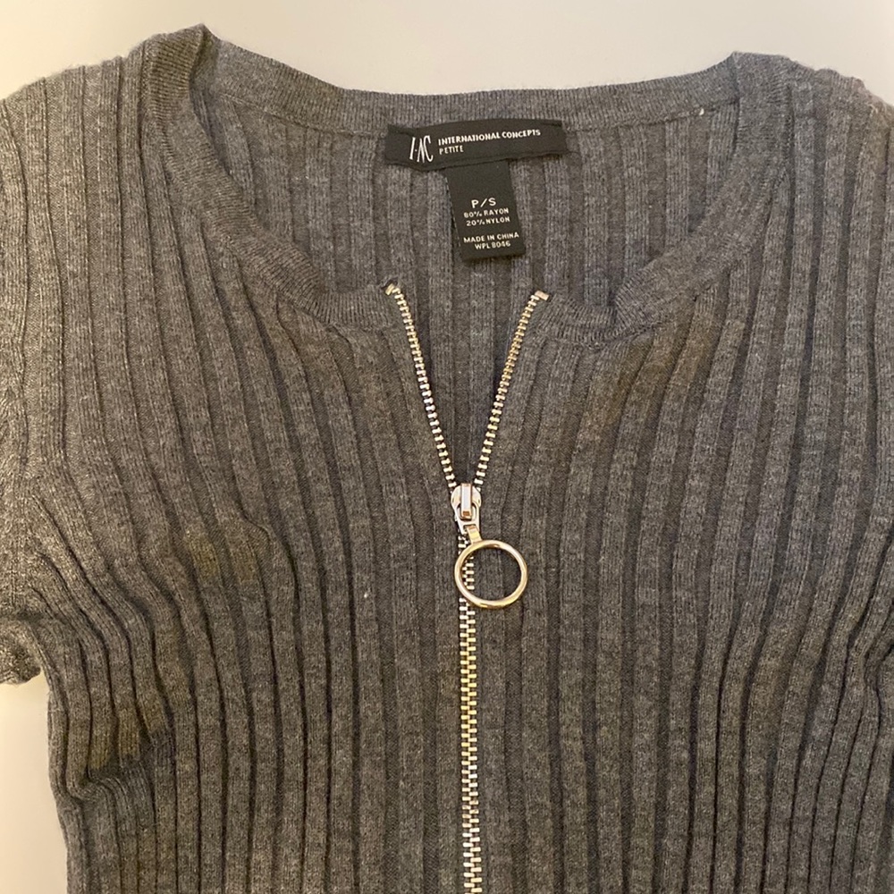 INC International Concepts ribbed sweater | Size PS